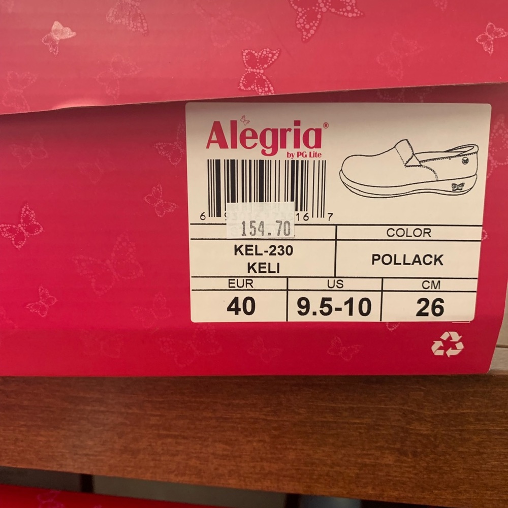 Alegria size 40 Womens (9.5-10) Multi color , Brand new